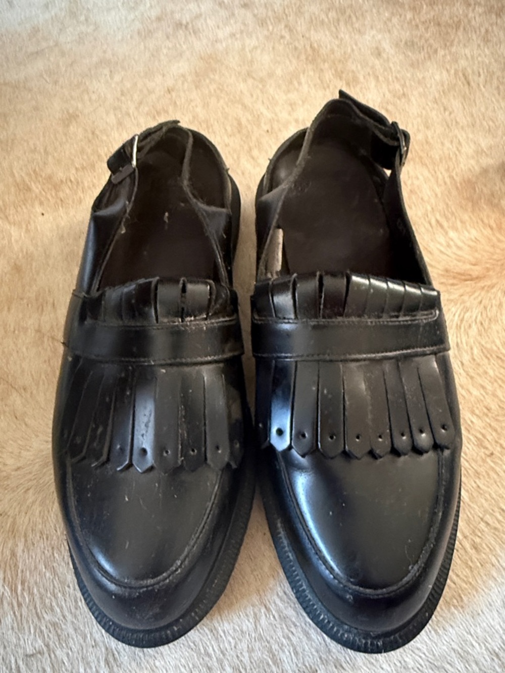 Dr Martens Valentine Slingback
Tassel fringe  Loafer Wingtip Oxford
Shoes Sz 9
